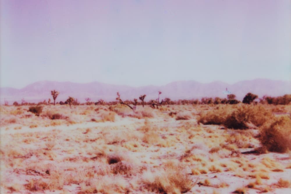 Silhouettes of the fugitives spotted in the desert