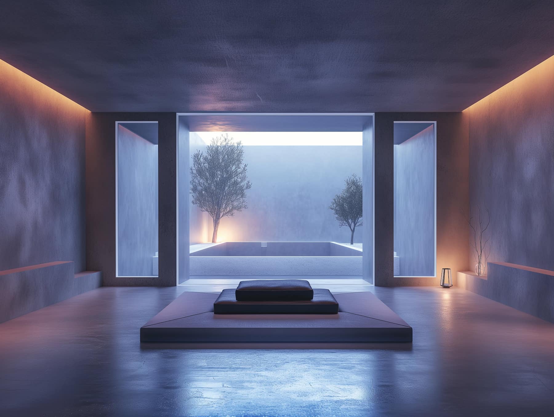 Interior of a penthouse using Solar Shield technology