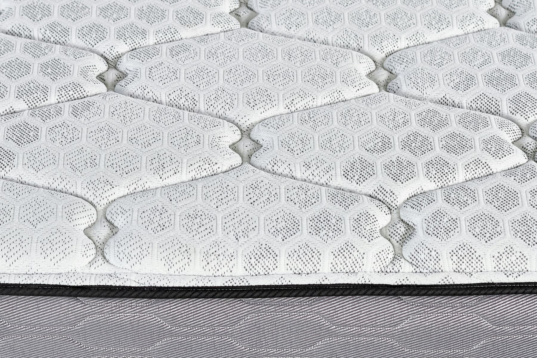 Interior of a vampire coffin modified with a memory foam mattress